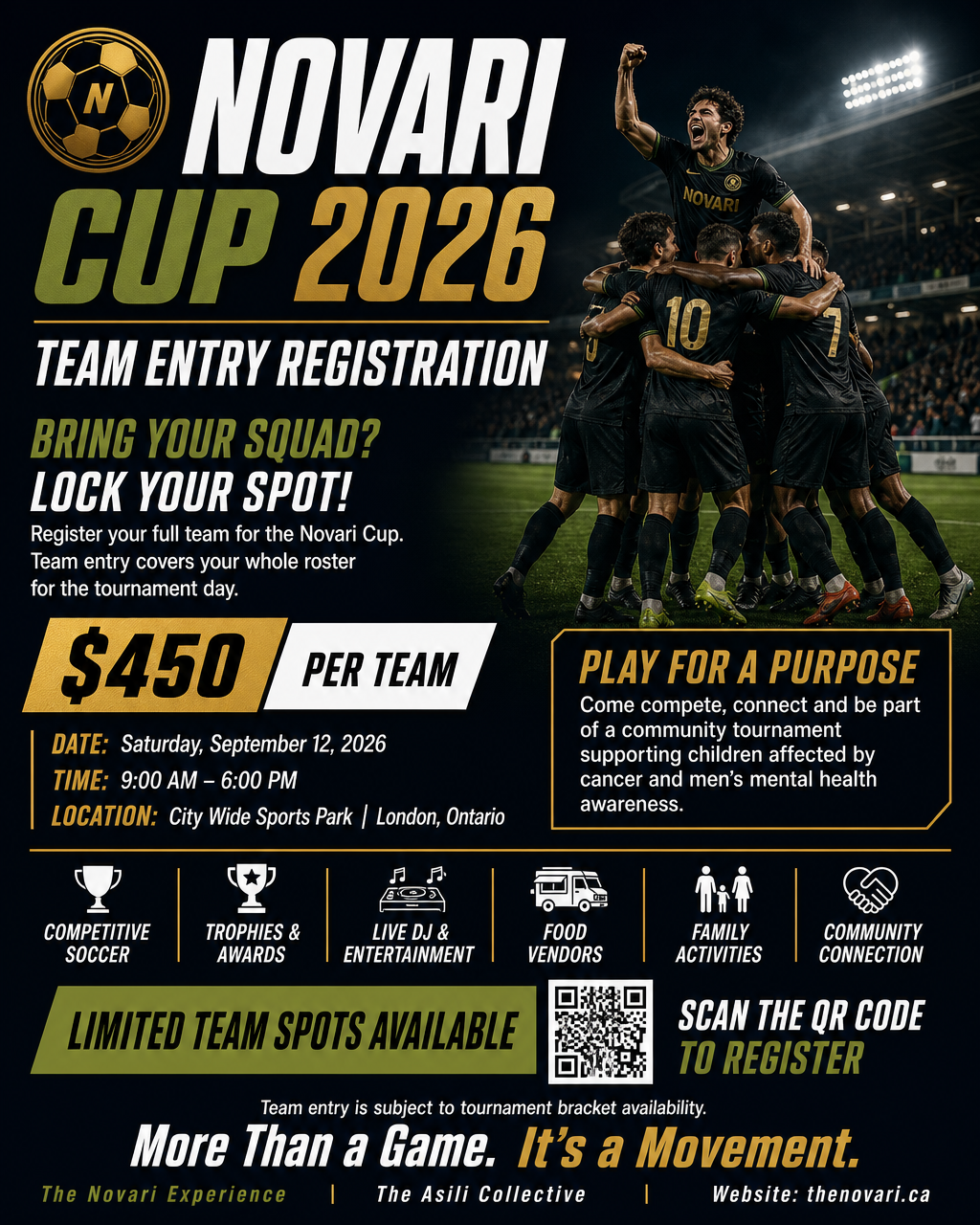 Team entry — The Novari Cup